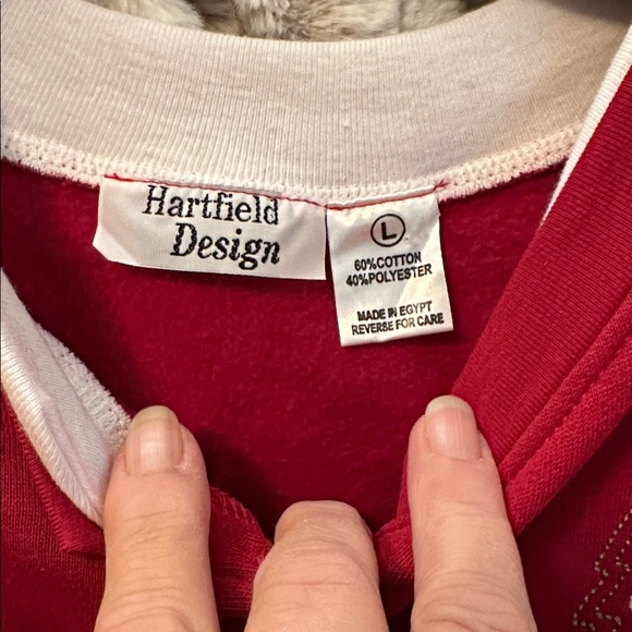 Hartfield Design Red Snowman Cardigan - Picture 2 of 4